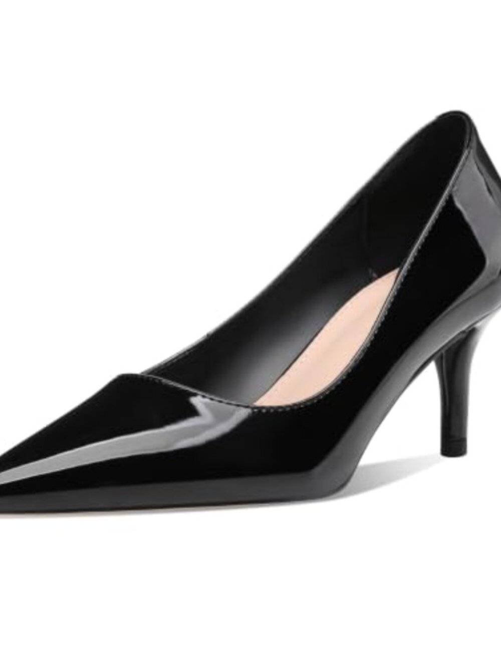 CosyFever Womens Comfort Low Cut PU Pumps Pointed Toe